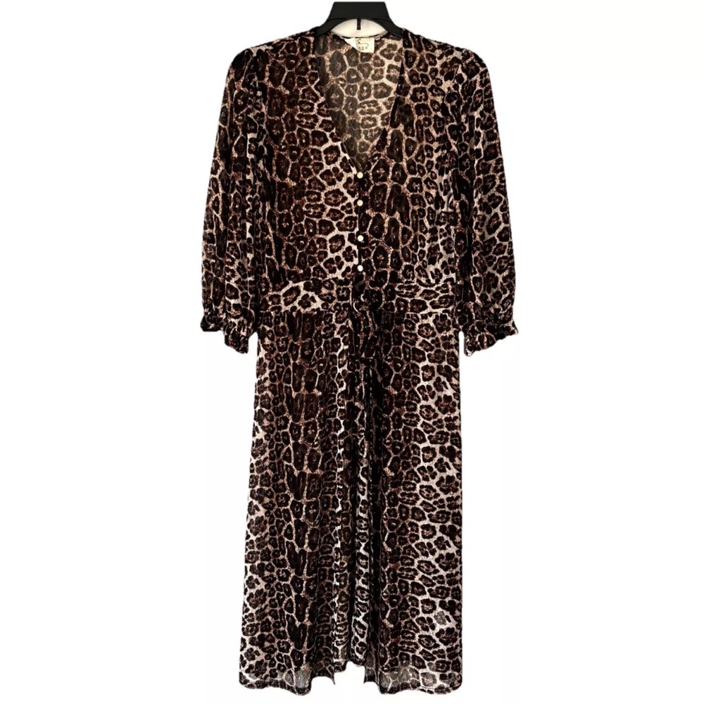 Ember Cheetah Swim Cover Up